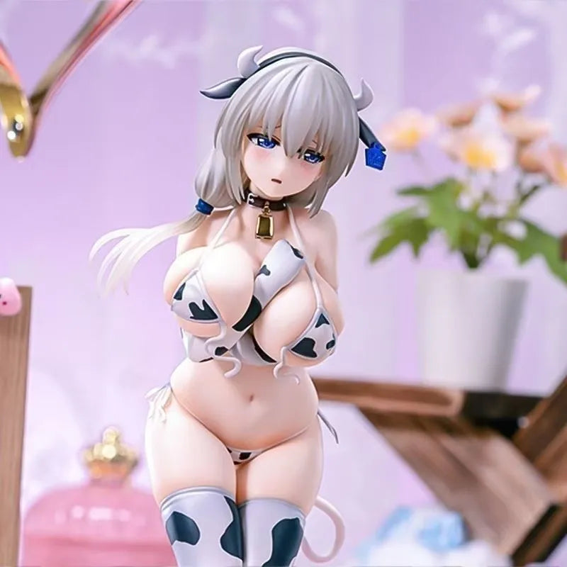 Yuqi Xuemei's cow model anime beauty girl's box animation accessories Bede's hand-made swimwear spot wholesale