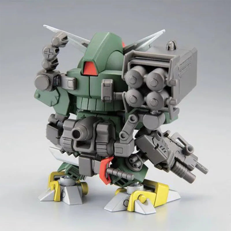 Bandai SD/Q version BB 375 Commander Captain Commando Gundam Assembly Model 57964 Gundam Character Assembly Set DIY