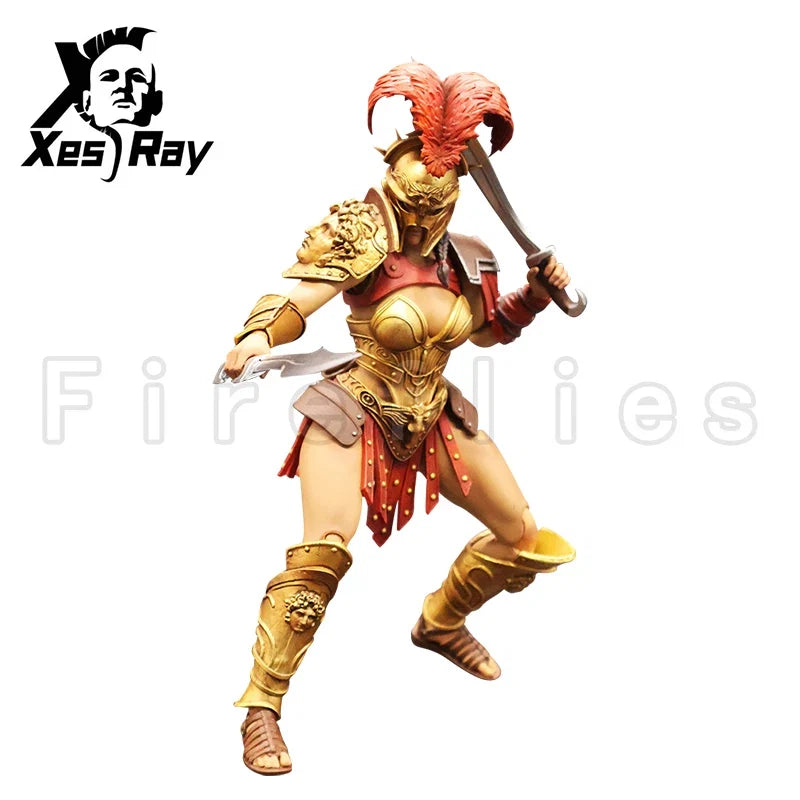 [Pre-Order]1/12 XesRay Fight For Glory Action Figure Combatants Wave 6 Cassia Berenice Medocus the Thracian Anime Model For Gift