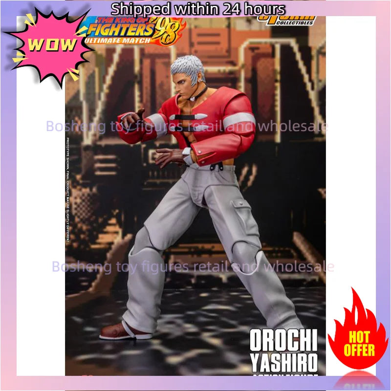 11 Original Storm Toys 1/12 The King of Fighters '98 Ultimate Match Orochi Yashiro In Stock Anime Collection Figures Model Toys