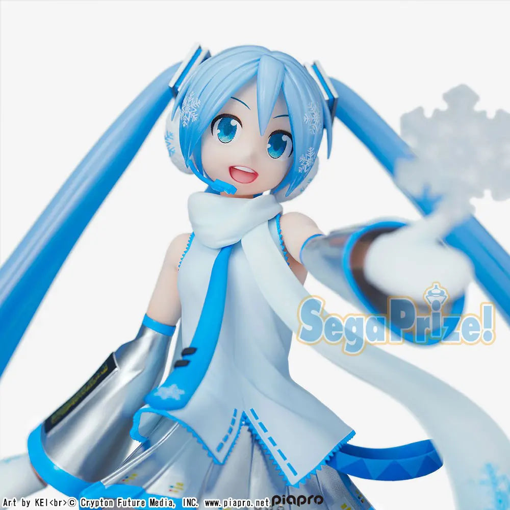 22CM Anime Game Genshin Impact Figure SNOW Hatsune Miku Standing Animation Model Toy Gift Collection Decorative Ornaments PVC