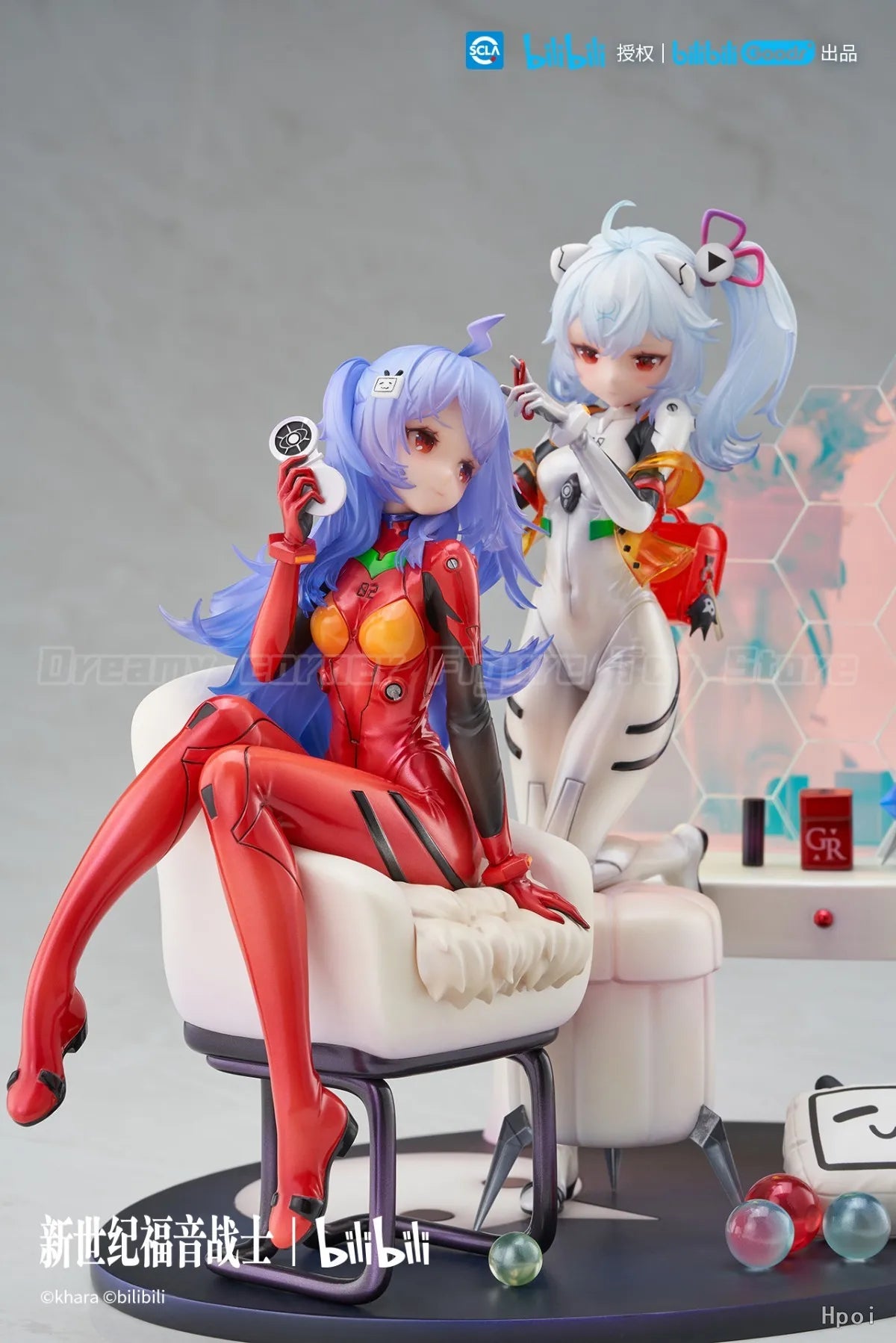 【In Stock】Original BilibiliGoods EVA Bilibili-22 Bilibili-33 2PCS 1/8 Scale Figure Model Ornament