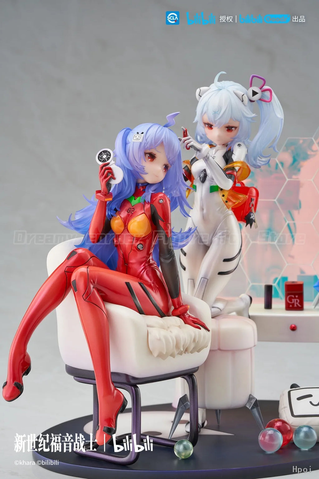 【In Stock】Original BilibiliGoods EVA Bilibili-22 Bilibili-33 2PCS 1/8 Scale Figure Model Ornament