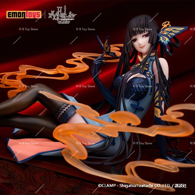 Emontys-Statua of Ichihara Yuuko XXXHOLIC Anime Figure Model Chinese Series Version of Dress Action Toys 16cm Original in Stock