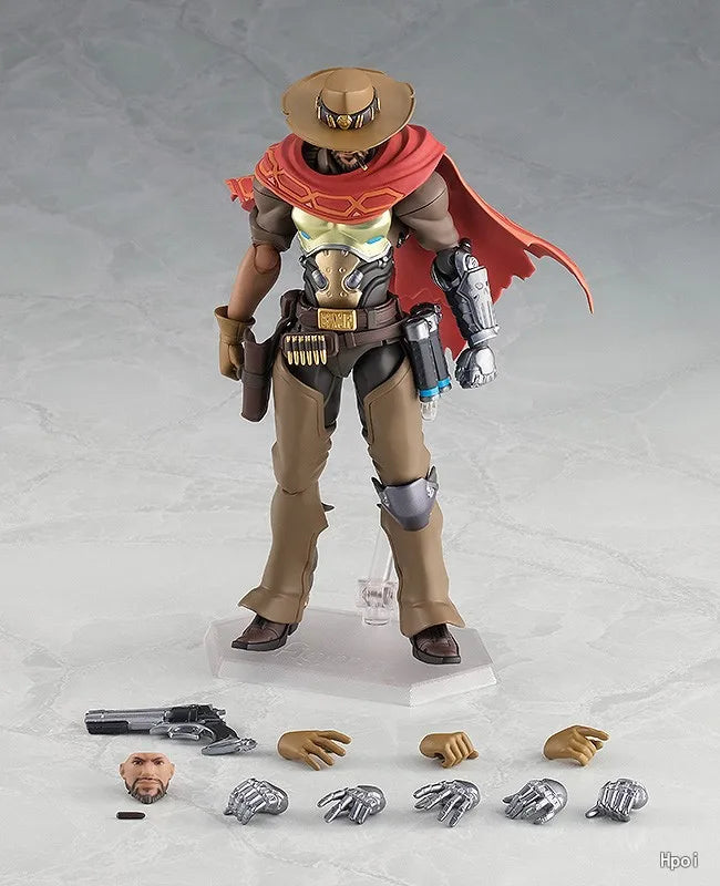 ã€In Stockã€‘Max Factory figma #438  OVERWATCH Cole Cassidy action Figure