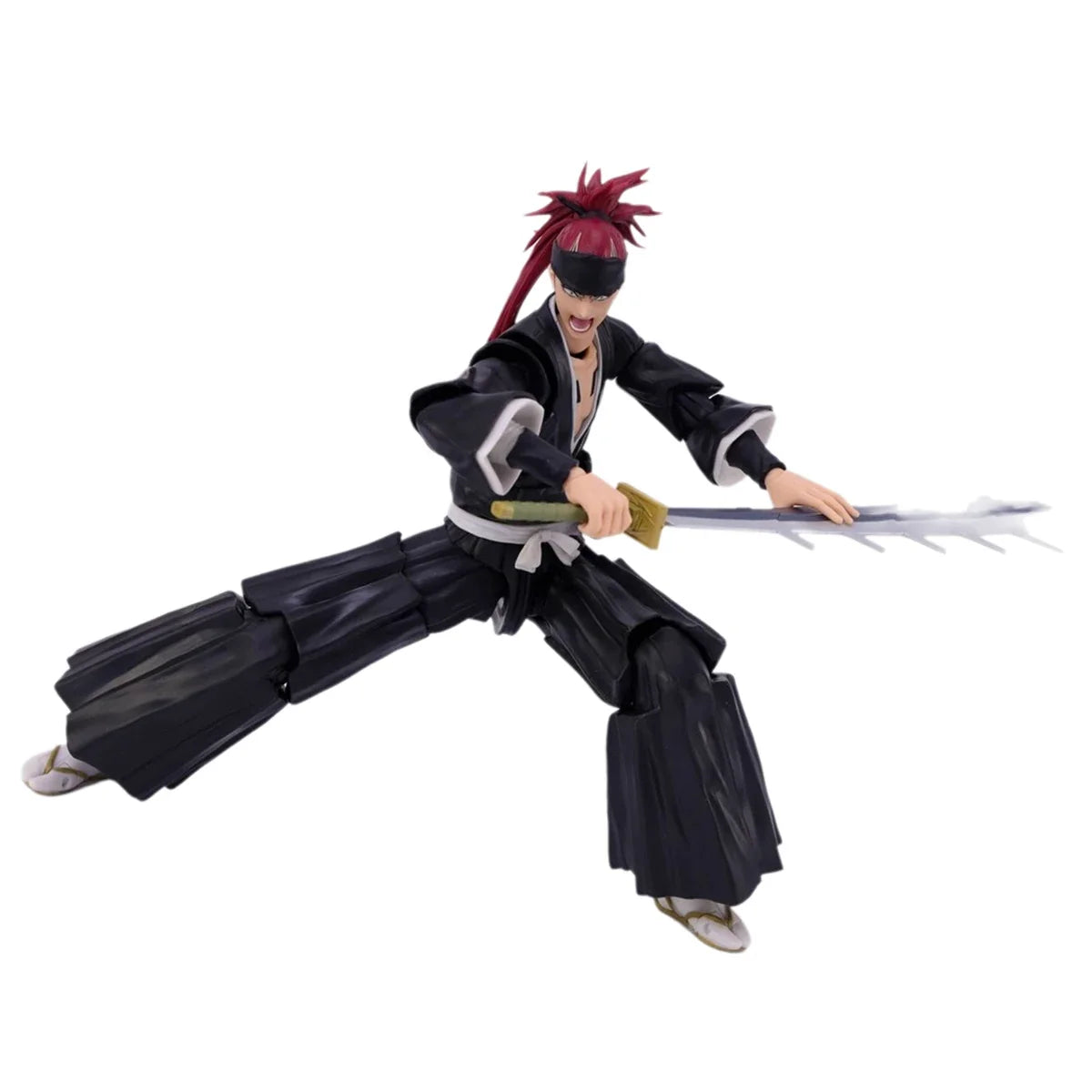 Genuine Bandai Original BLEACH Figure Model Kits S.H.Figuarts 1/12 Anime Figures Abarai Renji Action Model Toys Gift for Kids