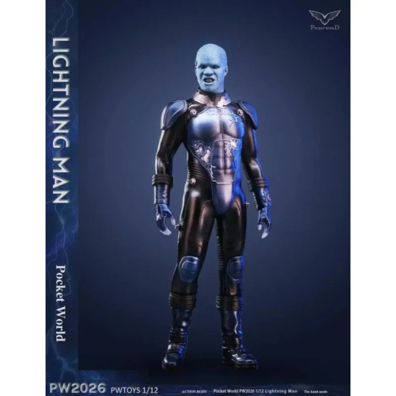 PWTOYS Original 1/12 Mobile Doll Soldier Handheld Model Series Lightning Man Anime Action Figure Model Toys Model Gifts for Boys