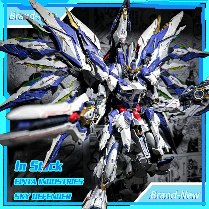 【AUF LAGER】 EINTA INDUSTRIES SKY DEFENDER Level-Ultimate NPCM-017 1/72 Montagemodell Mecha-Modell PVC-Spielzeug Übergroßer Mecha
