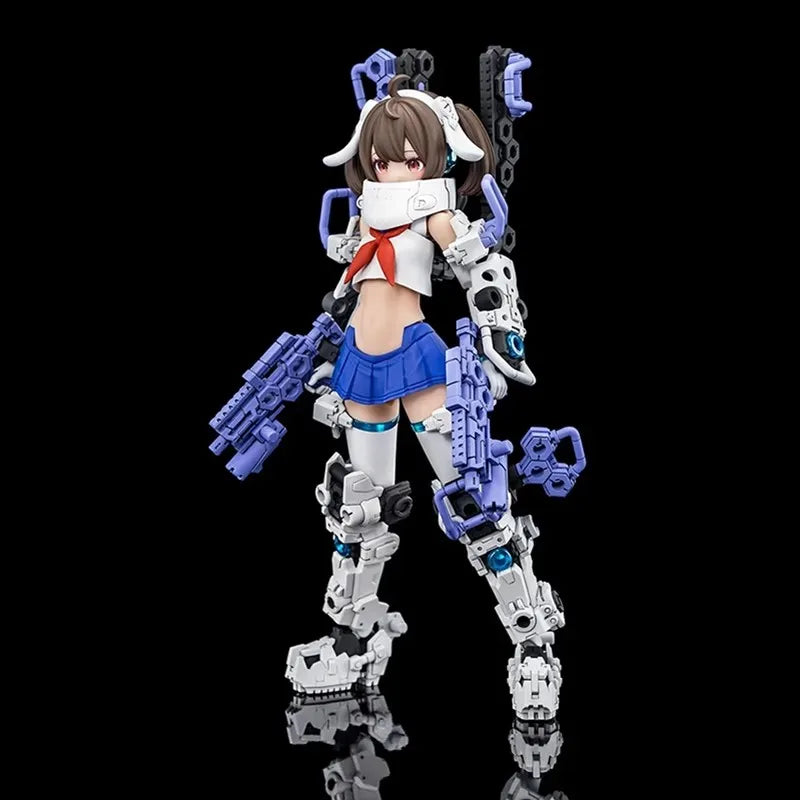 Original Kp682 13cm Assembled Model Goddess Device Machine Gunner X01 Reissue Buster Doll Anime Action Figure Model