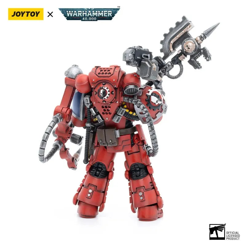 JOYTOY Warhammer 40K 1/18 Action Figure Ultramarines Primaris Techmarine Anime Military Model Decor Collectible Desktop Ornament