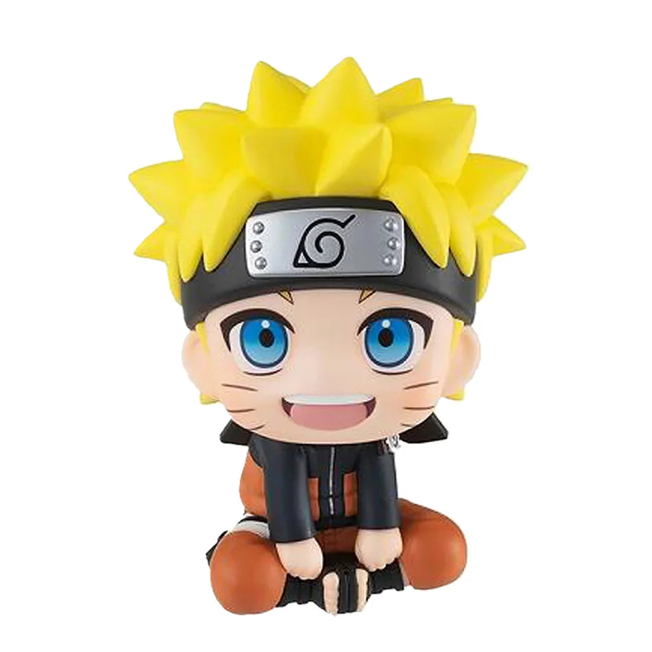 Popular Naruto Anime Figures Kakashi Action Figures Q Version Models Cute Sasuke Itachi Figures Car Decoration Accessories Toys
