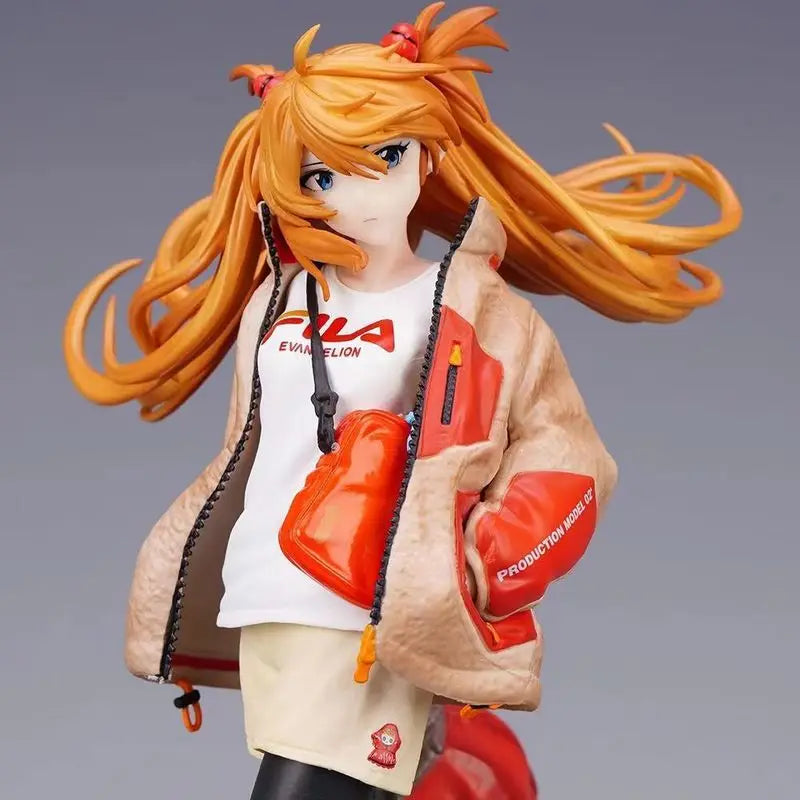 EVA Rei Asuka Figure Set Part 2 Anime Girl PVC Statue Collectible Model  Classic Characters Collectible Gift Anime Desktop Decor