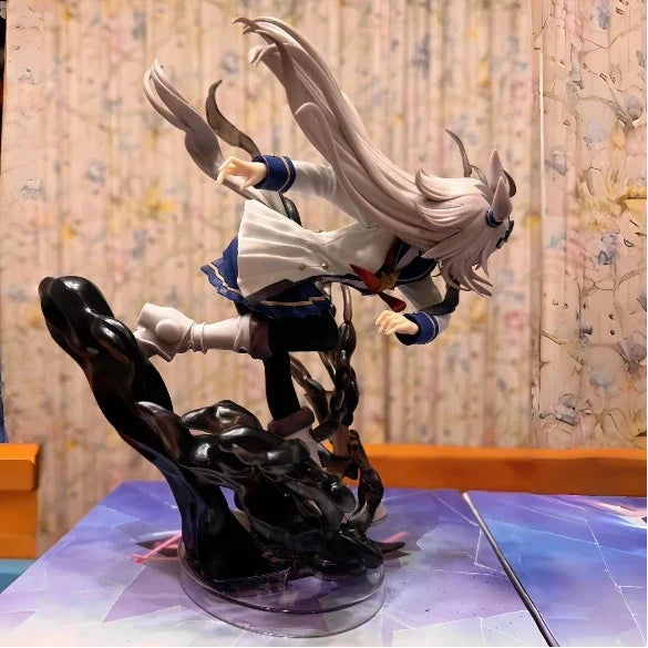 Japanese Version Of Authentic Glasses Factory Evolve Horse Racing Girl Oguri Hat Tamamo Cross Scenery Figure Toy Gift