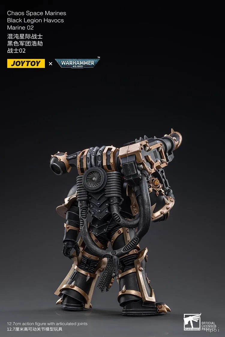 In Stock Original Warhammer 40,000 Chaos Space Marines Black Legion Havocs Marine 02 Series Figures Models Toys Gifts Collection