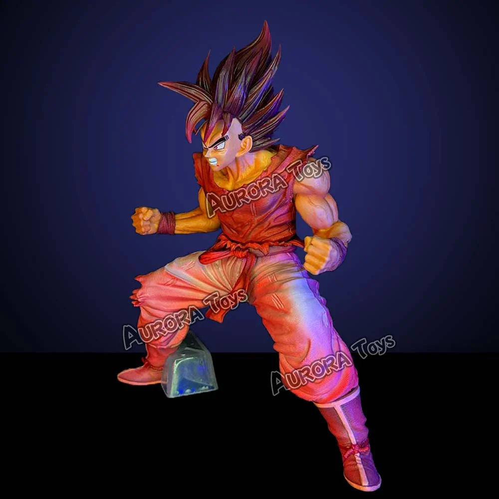 9.44in/24cm Anime Dragon Ball Z kaiouken Goku Figure PVC Action Figures Collection Model Toys Gifts
