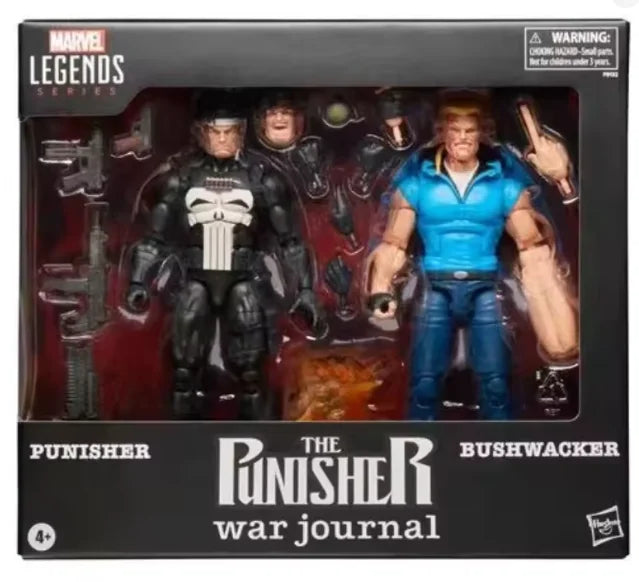 Original Marvel Legends Series Punisher und Bushwacker Actionfigur-Modell-Spielzeuge Geschenk-Sammlung