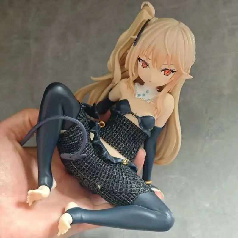 Anime Figures Devil Girl PVC Model Yellow Hair Demonic Wings Collection Doll Tosy for Kids Girl Action Figure Gift