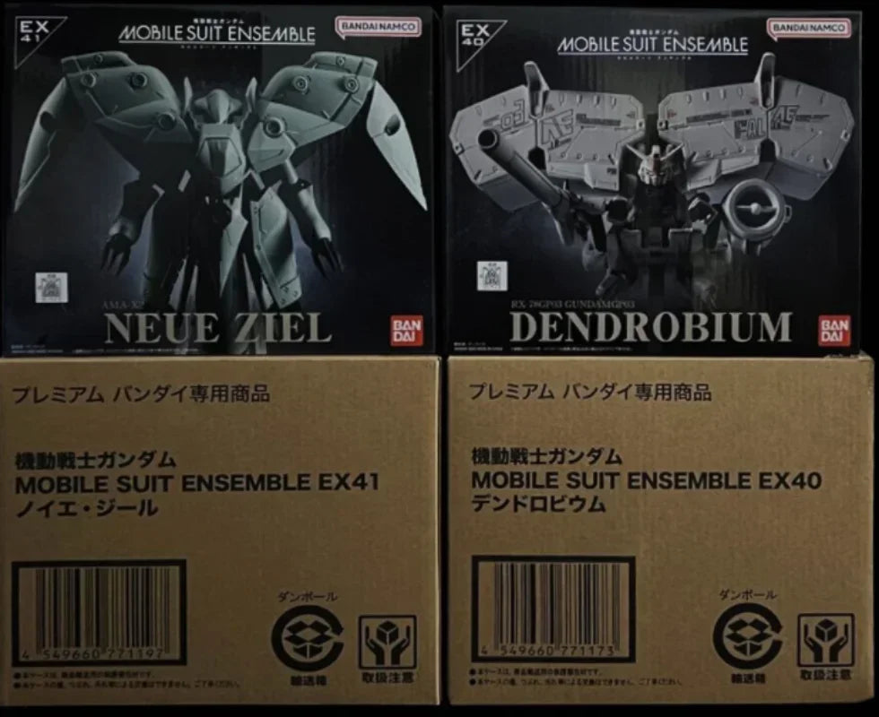 In Stock Bandai Gundam MOBILE SUIT ENSEMBLE EX40 41 Figure AMX-002 Neue Ziel RX-78GP03 Dendrobium Action Toy Figure Xmas Gift