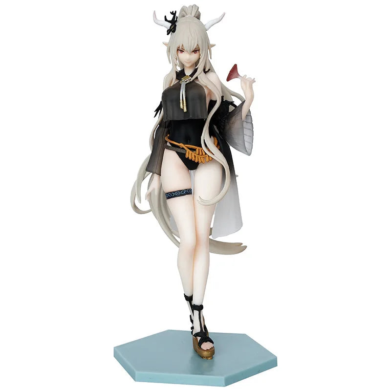Arknights Shining Summer Swimsuit Action Figure Anime Collectible with Hand-Made Ornaments Secondary Element Limit Toy