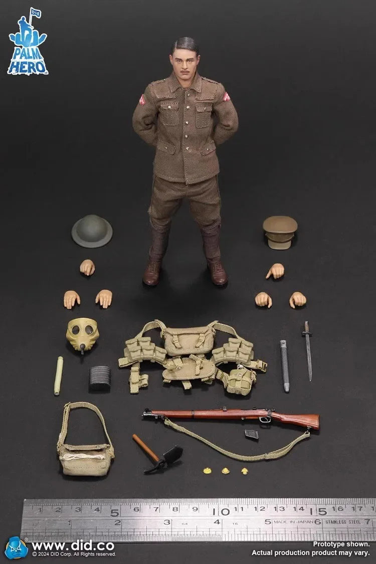 Original Echtes DID 1/12 XB80028 Soldat Britische Infanterie Albert Brown 6'' Actionfigur Puppe Modell Spielzeug Auf Lager Sammlung