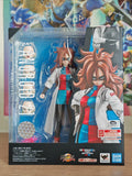 New in Stock Bandai SHF SH Figuarts  Android 21 Lab Coat No.21 Figure Model Collection Toy Gift Collectible Model Decoration