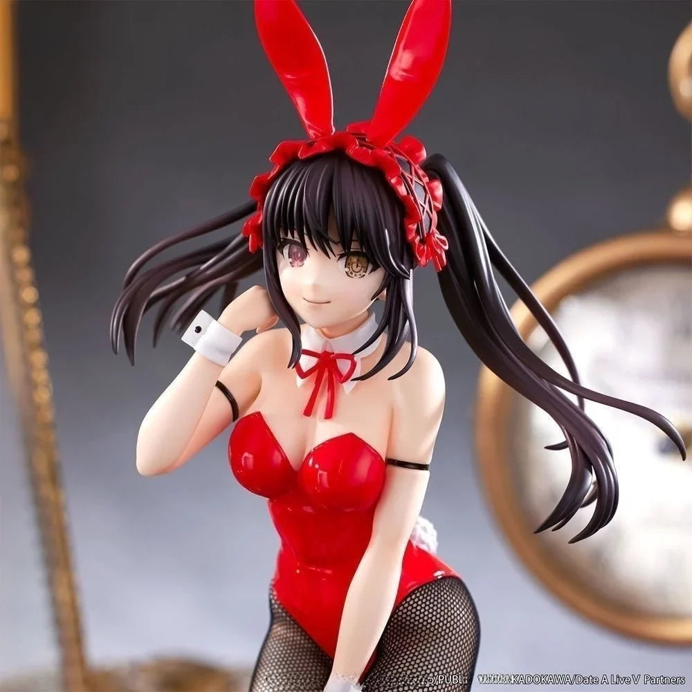 FuRyu BiCute Bunnies Date a Live Tsukihara Kyoui Rabbit Girl Statue Collectible Figure Japanese Anime Static Model Toy
