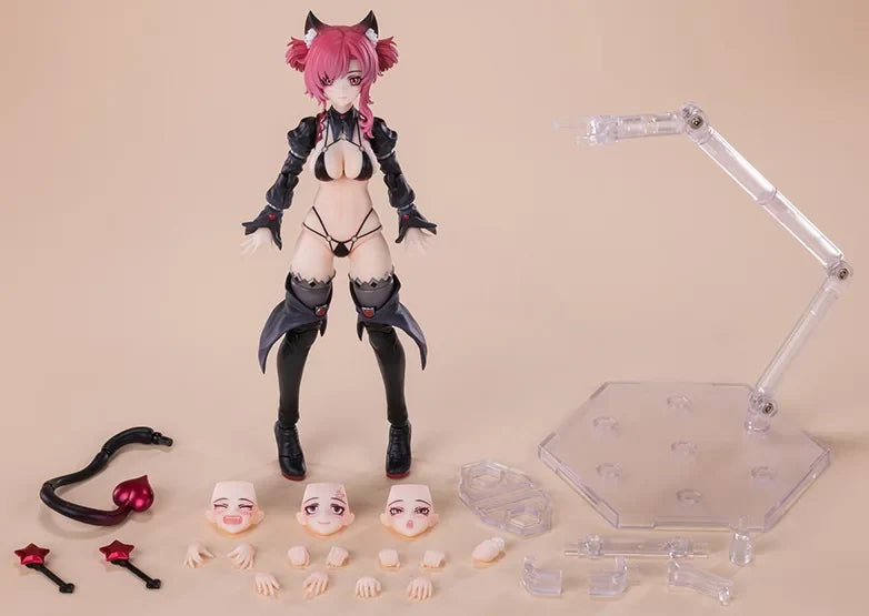 In Stock 1/12 Witch Trainee Hoshikawa Neko Action Figure Mecha Girl Movable Doll Model Collection Statue Model Ornament Toy Gift