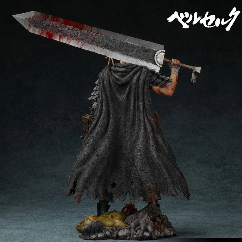 32cm Berserk Guts Anime Figure Guts Berserker Armor Action Figure Berserk Skull Knight Figurine Collectible Model Doll Toys Gift