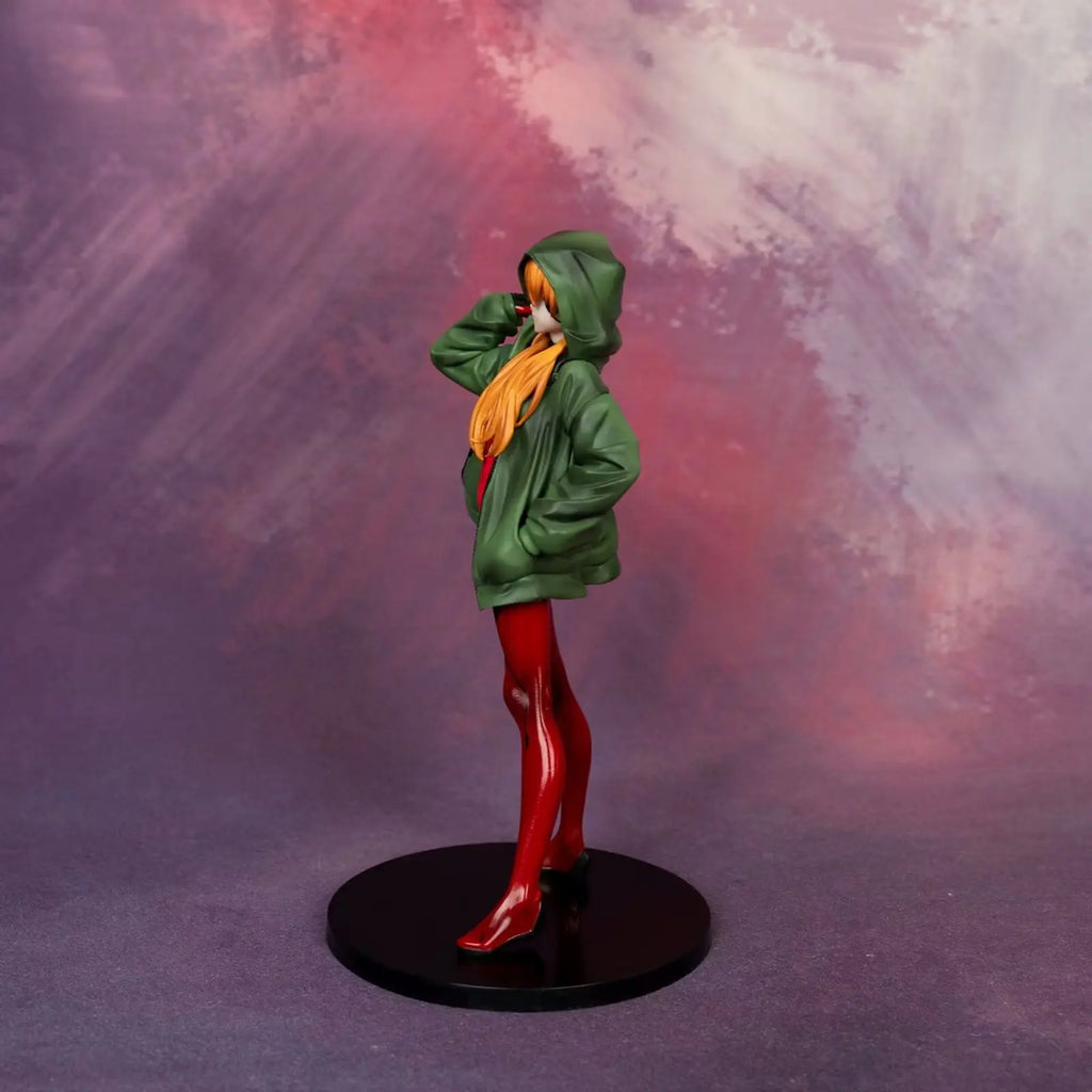 24cm Anime EVA theatrical version Asuka standing posture Action Figure PVC model Toys doll Desk Decor Collectible Gifts