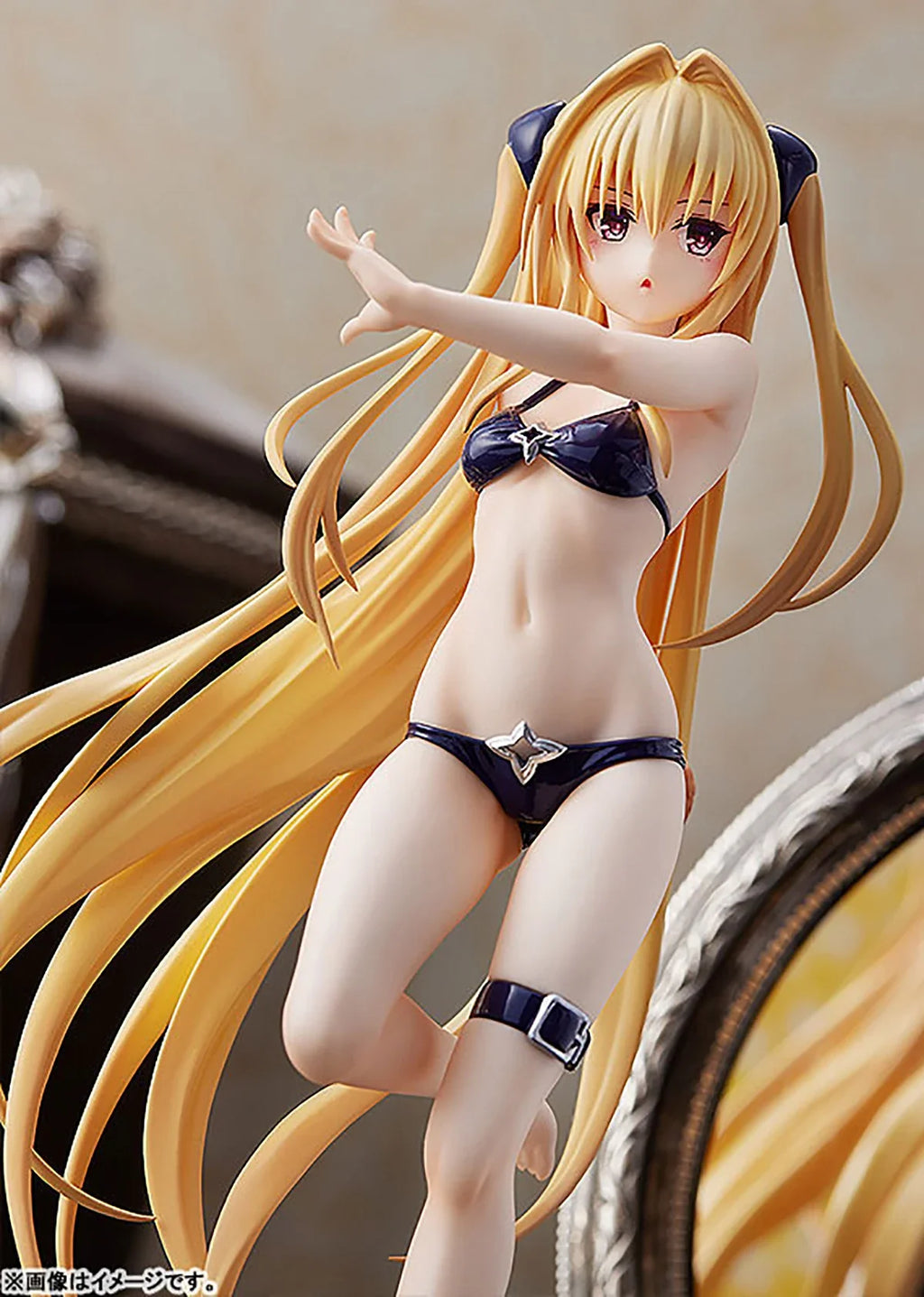 Original Genuine Max Factory Prepainted Pop Up Parade To LOVEru Darkness Konjiki No Yami H=185mm Anime Character Figure Model