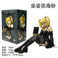 12CM Anime Death Notes Misa Figur Spielzeug Auto Deathnote L Killer Misa Amane Figur Puppe Sammlung Modell Spielzeug Geschenk Ornament Neu