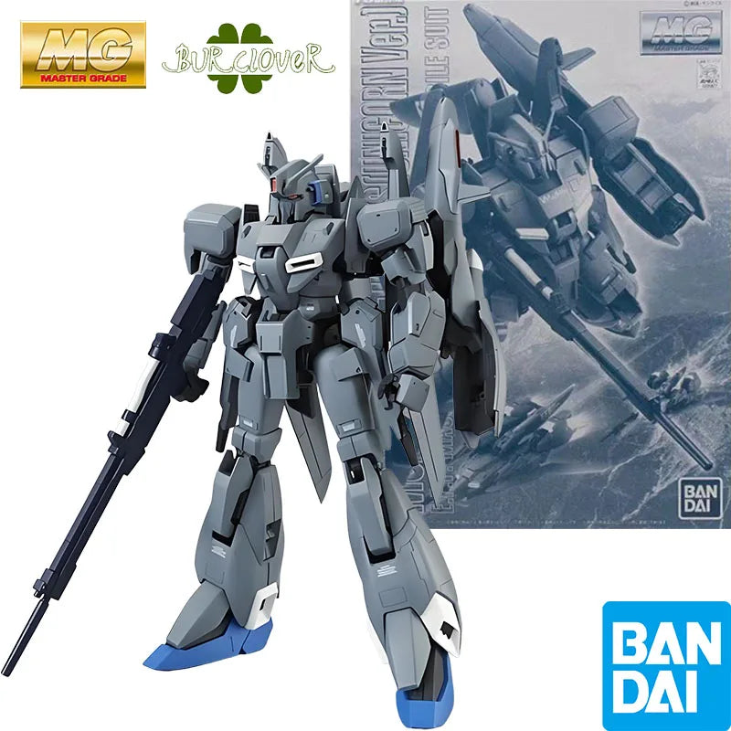 Bandai Original MG Z Plus A1 MSZ-006A1 1/100  Anime Action Figure Assembly Model Toys Collectible Model Ornaments Gifts For kids