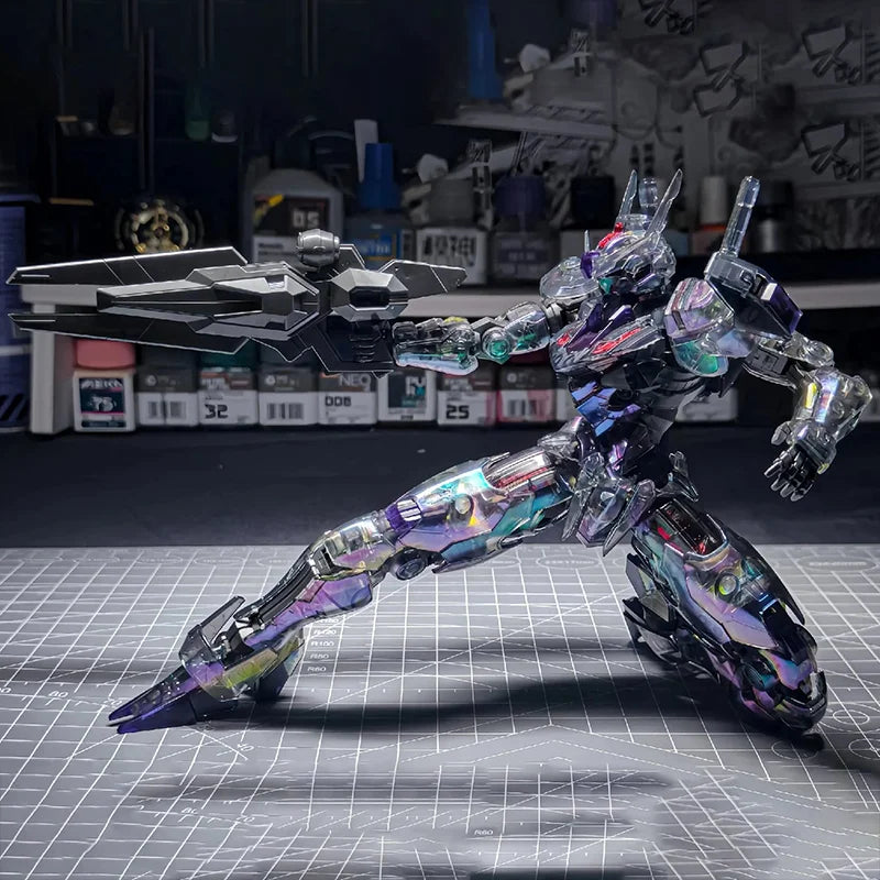 【New product】KUNLUN FM 1/100 FENGLING Mercury Witch laser color scheme with cockpit Assembly Model Kit Action Figures Toy Gift