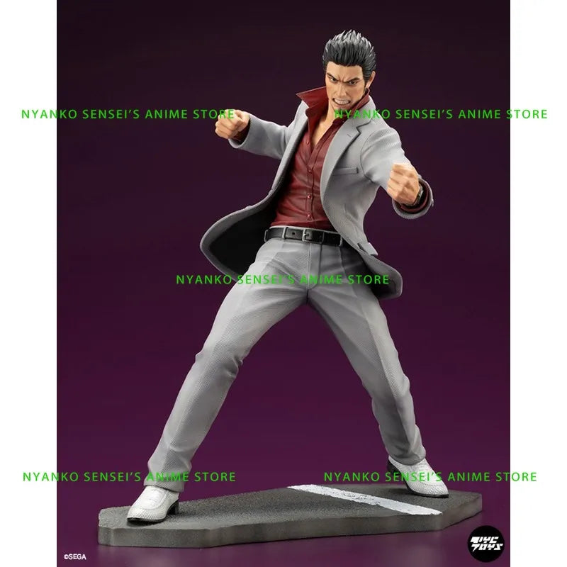 In Stock Kotobukiya Like A Dragon Yakuza Kiryu Kazuma PV220 Figure Anime Models Toy Doll Gift Hobby Collectible