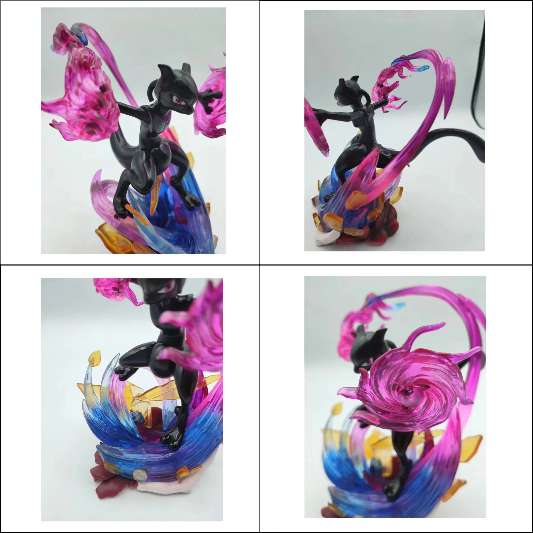 14cm Pokemon Mewtwo DM Scenario Cartoon Anime Figures Mew GK Figurine PVC Statue Model Doll Collectible Toy For Children Gifts