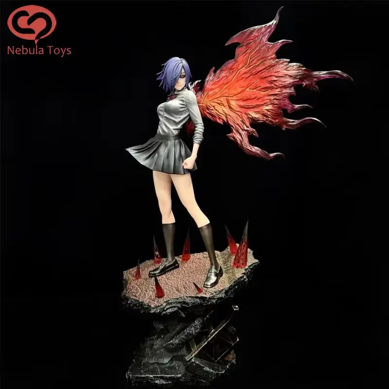 Touka Kirishima Tokyo Ghouls Action Figure - Two-Headed Statue Collection Doll Desk Decoration Model Toy for Kids Birthday
