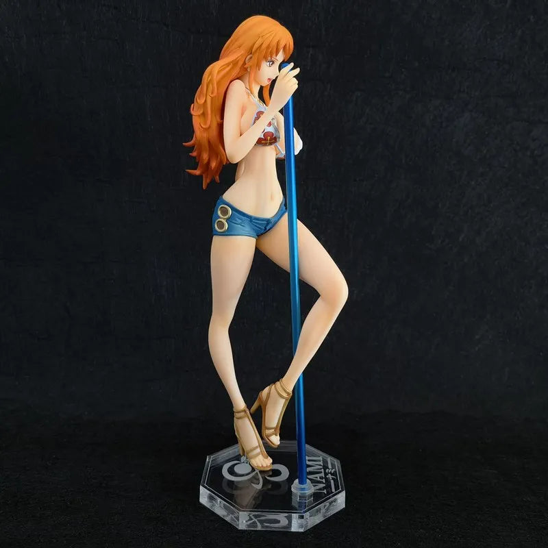 Acrylic Base Platform Transparent N Pirate Anime Figure Stand Pose Display Holder  Collectible Toy