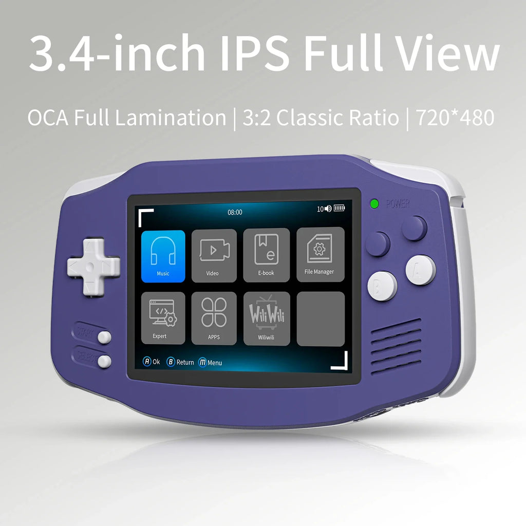ANBERNIC RG34XX Handheld Game Consoles RG 34XX Retro Gaming Console Linux 64-bit 3500mAh Battery WiFi Bluetooth HD and TV Output