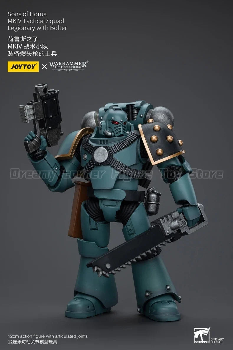 【In Stock】JOYTOY Warhammer 40K Sons of Horus MKIV Tactical Squad 1/18 Action Figure Model Toys