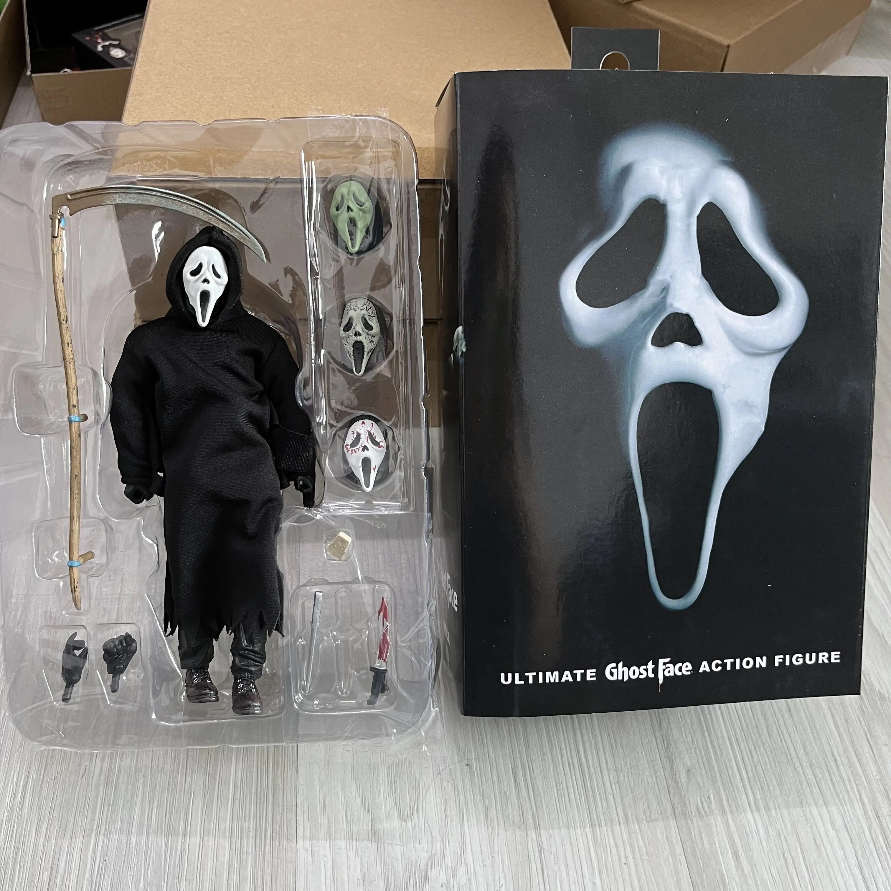 Anime GhostFace Figure Neca Horror Ghost Nun Action Figures Toys Doll for Halloween Party Christmas Gift