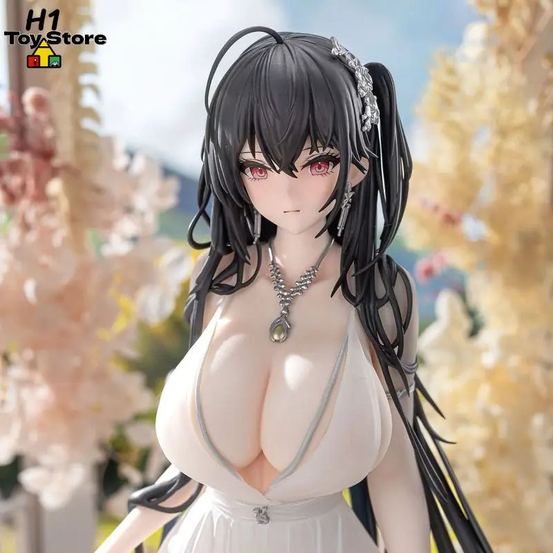 Azur Lane Taihou Figure White Dress Anime Busty Girl PVC Statue 30CM Collectible Model Desk Decor For Anime Fans