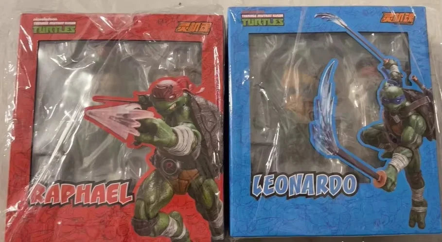 Hot Original Auf Lager Spirit Machine Soul Ninja Raphael Leonardo Actionfigur Anime Modell Desktop-Sammlung Ornament Spielzeug Geschenk