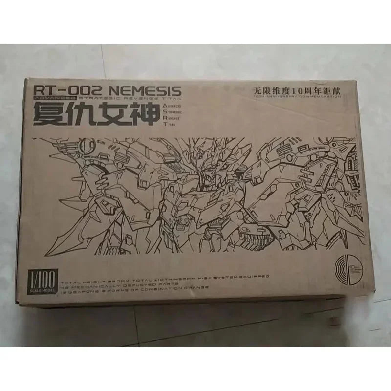 In Stock Infinite Dimension RT-002 NEMESIS 1/100 Assembling Model Mecha Model Pvc Toys IN ERA+ ADVANCED STRATEGIC REVENGE TITAN
