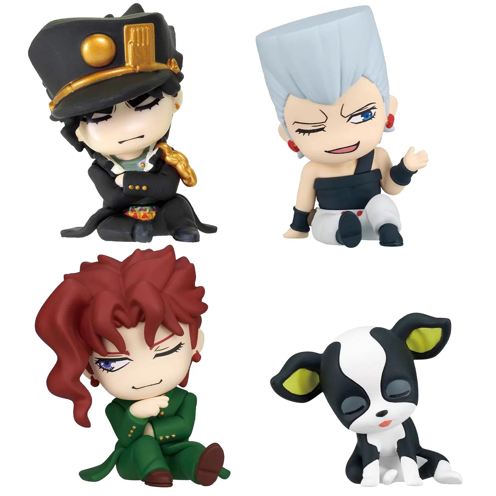 TOMY Genuine 4Pcs Gashapon 2 JoJo's Bizarre Adventure Anime Figure Toys For Kids Gift Collectible Model Ornaments