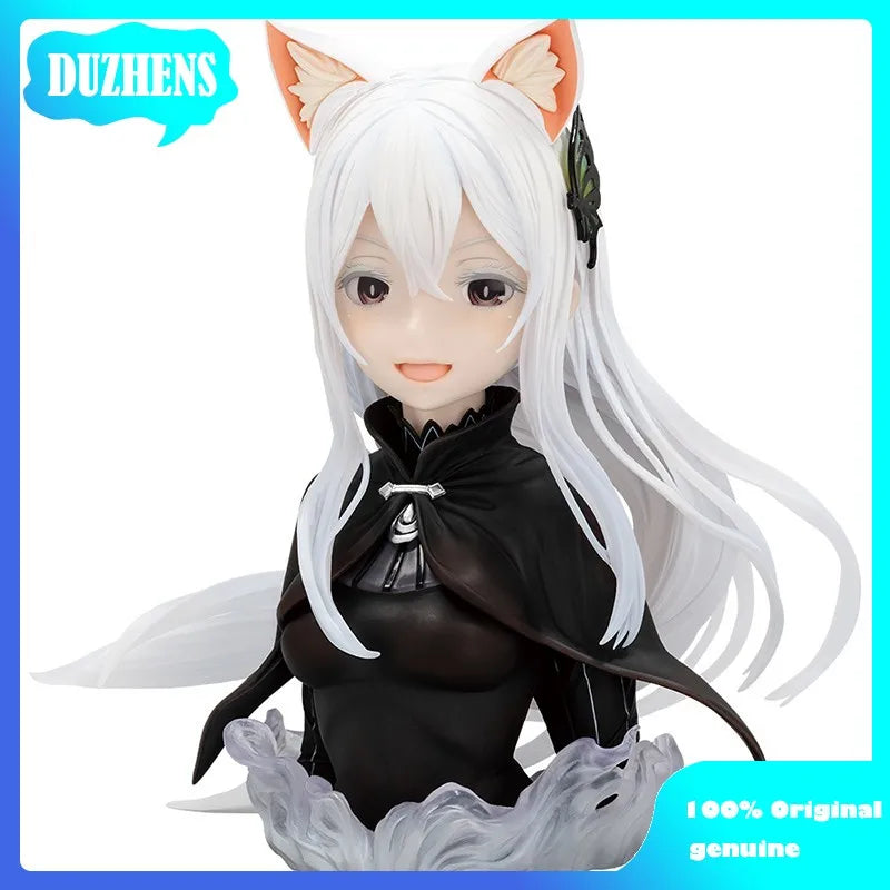 BANDAI 100% Original:Anime Re:Zero Echidna half-length photo or Bust 23cm PVC Action Anime Figure Model Toys Figure Doll Gift
