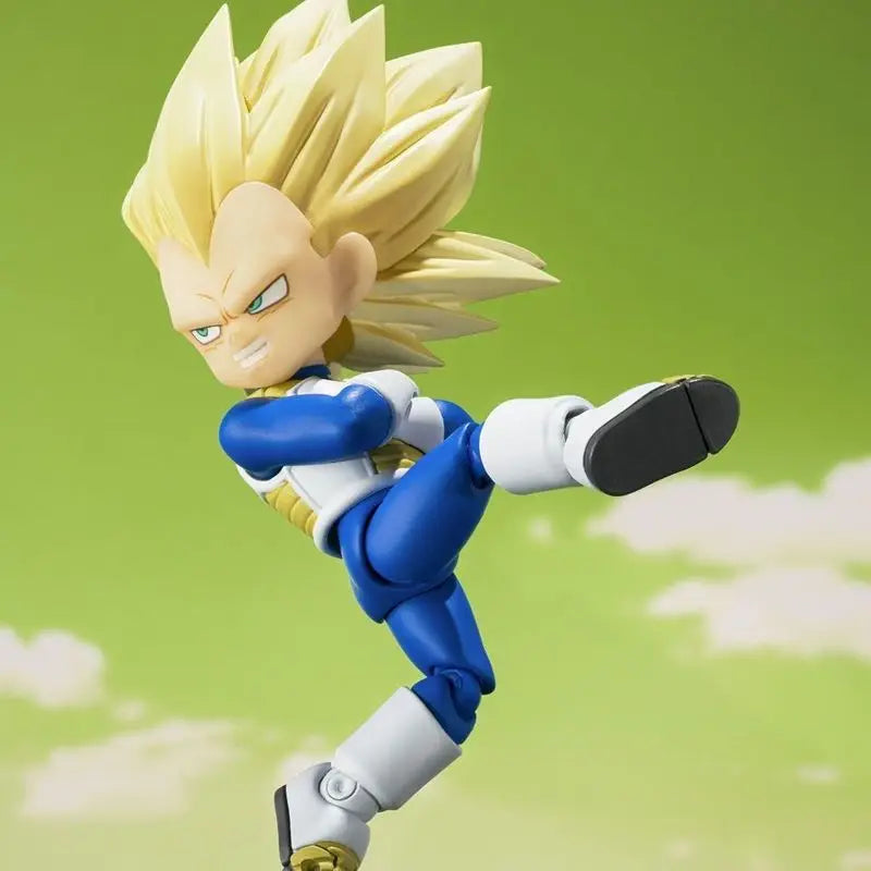 New Hot In Stock 100% Original Bandai Sh Figuarts Shf Dragon Ball Daima Ssj3 Vegeta Action Figures Anime Model Toys Collection