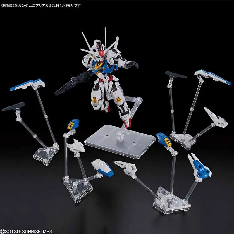 in stock Bandai Original MGSD XVX-016 GUNDAM AERIAL Anime Action Figure Assembly Model Toys Collectible Model Ornaments Gifts
