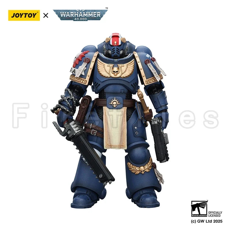 1/18 JOYTOY Action Figure 40K Ultramarines Titus Metaurus Levantus Torvald Anime Model Toy