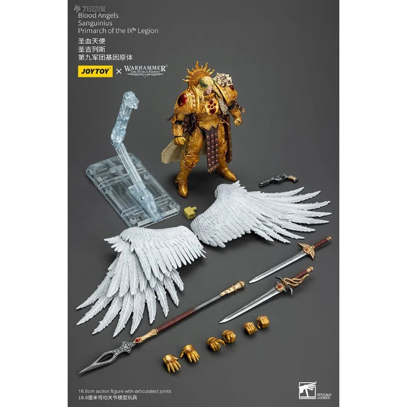 JOYTOY Genuine JOYTOY X Warhammer 40K Series Genealogy Emperor's Crown Prince HH Action Figure Boy Gift Collection Model