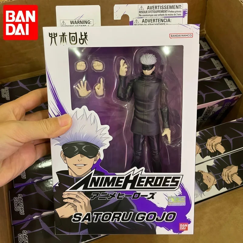 Hot 17cm Bandai Original Jujutsu Kaisen Action Figure Gojou Satoru  Itadori Yuji Fushiguro Megumi Action Anime Birthday Gift Toy